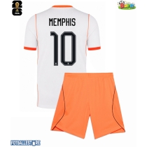 Nederland Memphis Depay #10 Bortedraktsett Barn VM 2026 Kortermet (+ Korte bukser)
